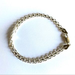 Italian Sterling Silver 925 Italy Chain Bracelet